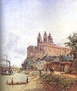 Jakob Alt The Monastery of Melk on the Danube oil painting picture wholesale